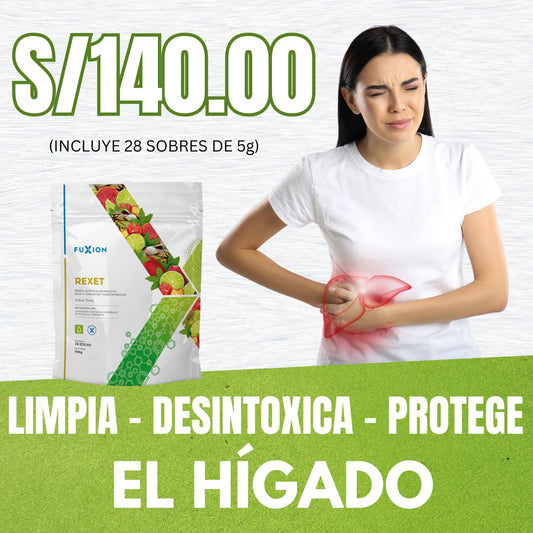 ELIMINA TU HIGADO GRASO CON REXET